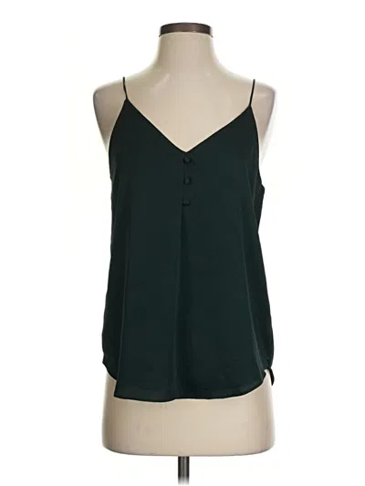 Pre-owned Express Sleeveless Blouse In Teal