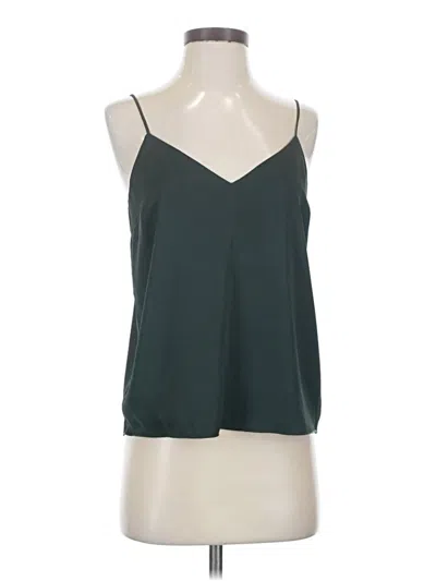 Pre-owned Express Sleeveless Blouse In Teal