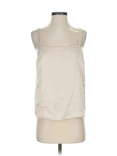 Pre-owned Express Sleeveless Blouse In White