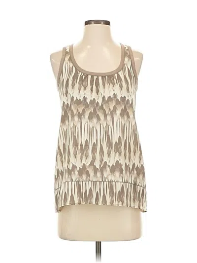 Pre-owned Express Sleeveless Blouse In White