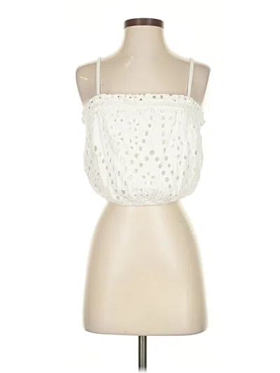 Express Sleeveless Blouse In White