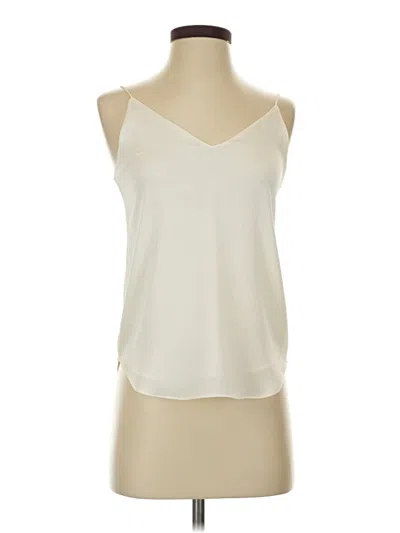 Pre-owned Express Sleeveless Blouse In White