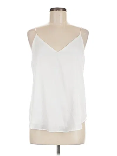 Pre-owned Express Sleeveless Blouse In White