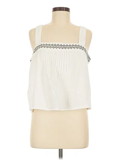 Express Sleeveless Blouse In White