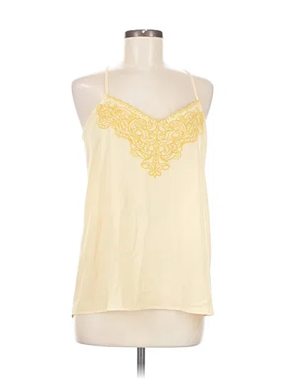 Pre-owned Express Sleeveless Blouse In Yellow