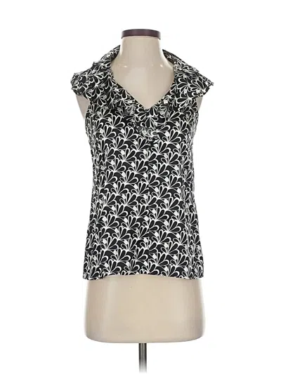 Pre-owned Express Sleeveless Silk Top Black Cowl Neck Tops