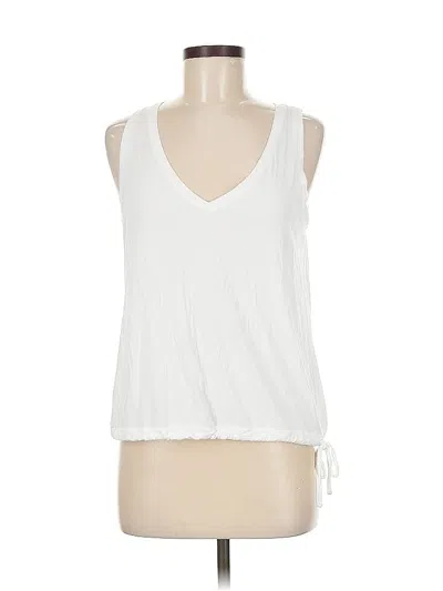 Pre-owned Express Sleeveless T-shirt In White