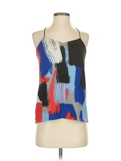 Pre-owned Express Sleeveless Top Black Halter Neckline Tops