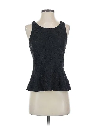 Pre-owned Express Sleeveless Top Black Halter Neckline Tops