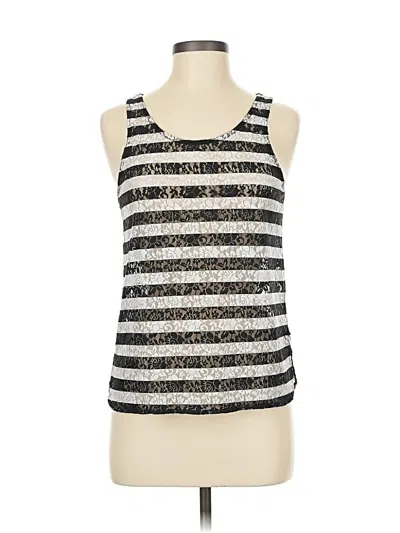 Pre-owned Express Sleeveless Top Black Halter Neckline Tops
