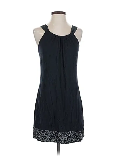 Pre-owned Express Sleeveless Top Black Halter Neckline Tops