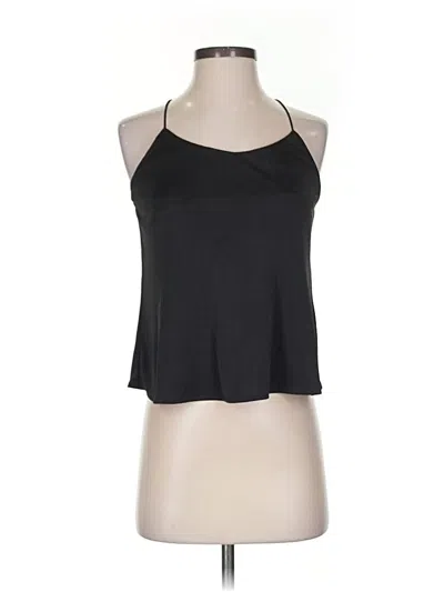 Pre-owned Express Sleeveless Top Black Halter Neckline Tops