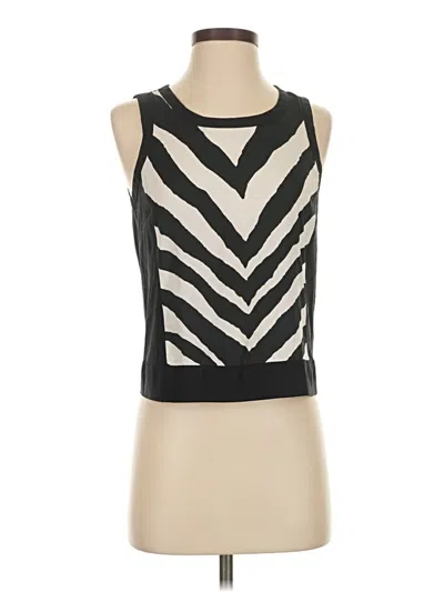 Pre-owned Express Sleeveless Top Black Halter Neckline Tops