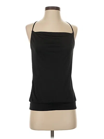 Pre-owned Express Sleeveless Top Black Halter Neckline Tops