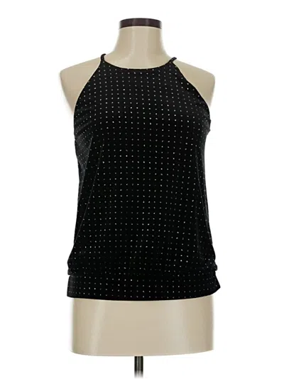 Pre-owned Express Sleeveless Top Black Halter Neckline Tops