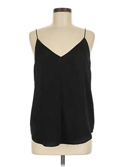 Pre-owned Express Sleeveless Top Black Halter Neckline Tops
