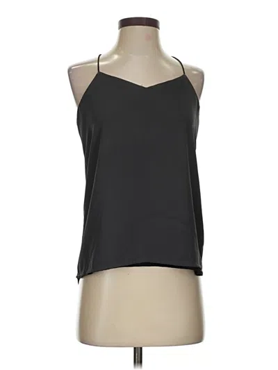 Pre-owned Express Sleeveless Top Black Halter Neckline Tops