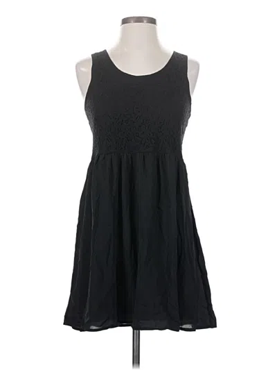 Express Sleeveless Top Black Halter Neckline Tops