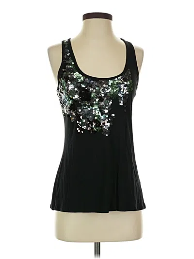Pre-owned Express Sleeveless Top Black Halter Neckline Tops