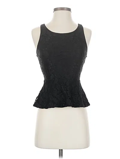 Pre-owned Express Sleeveless Top Black Halter Neckline Tops