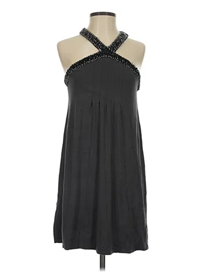 Pre-owned Express Sleeveless Top Black Halter Neckline Tops