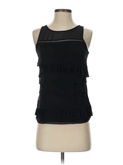 Pre-owned Express Sleeveless Top Black Halter Neckline Tops