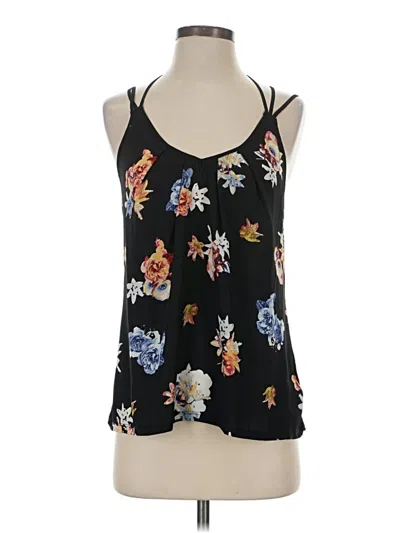 Pre-owned Express Sleeveless Top Black Halter Neckline Tops