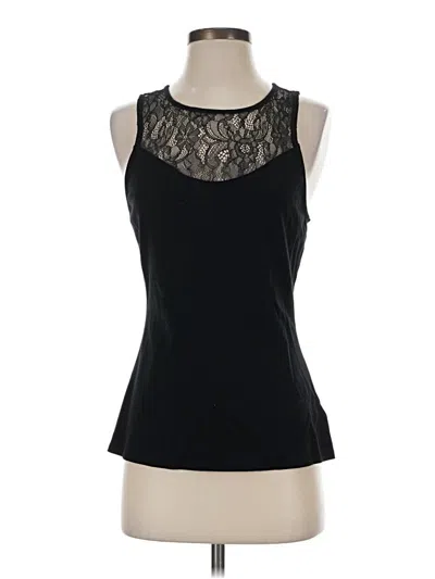Pre-owned Express Sleeveless Top Black Halter Neckline Tops