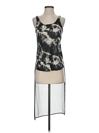 Pre-owned Express Sleeveless Top Black Halter Neckline Tops