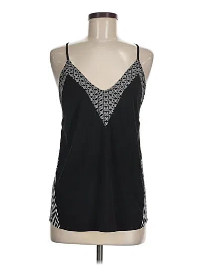 Pre-owned Express Sleeveless Top Black Halter Neckline Tops
