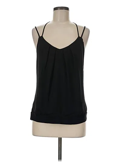 Express Sleeveless Top Black Halter Neckline Tops