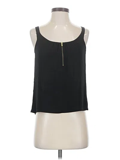 Pre-owned Express Sleeveless Top Black Halter Neckline Tops