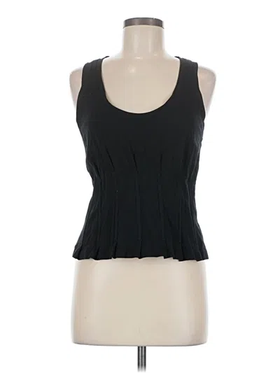 Pre-owned Express Sleeveless Top Black Halter Neckline Tops