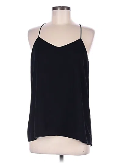 Express Sleeveless Top Black Halter Neckline Tops