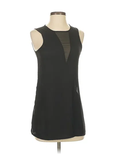 Pre-owned Express Sleeveless Top Black Keyhole Neckline Tops