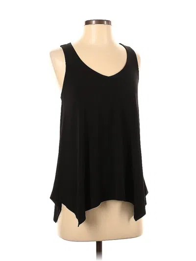 Pre-owned Express Sleeveless Top Black Scoop Neck Tops