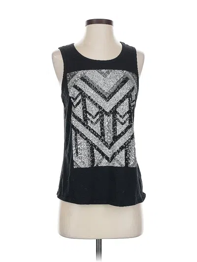 Pre-owned Express Sleeveless Top Black Scoop Neck Tops