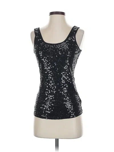 Pre-owned Express Sleeveless Top Black Scoop Neck Tops
