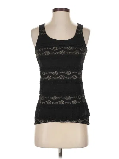 Pre-owned Express Sleeveless Top Black Scoop Neck Tops
