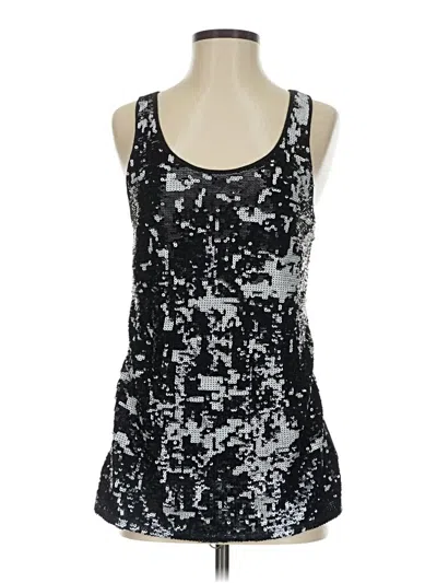 Pre-owned Express Sleeveless Top Black Scoop Neck Tops