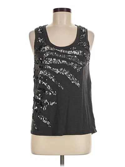 Pre-owned Express Sleeveless Top Black Scoop Neck Tops