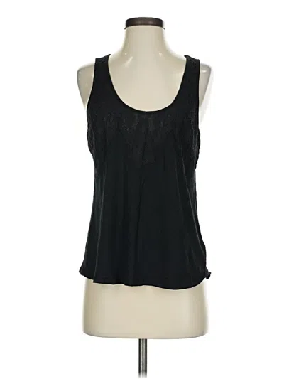 Pre-owned Express Sleeveless Top Black Scoop Neck Tops