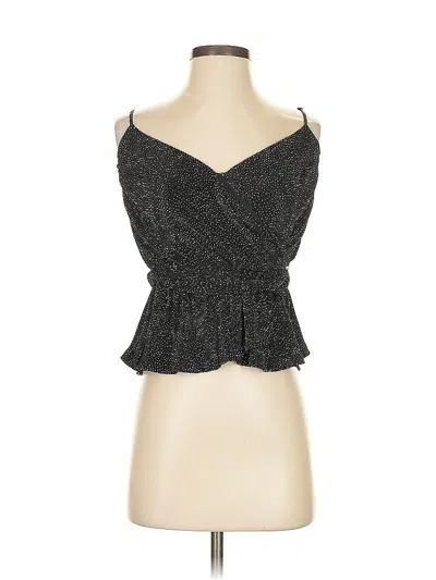 Pre-owned Express Sleeveless Top Black Strapless Neckline Tops