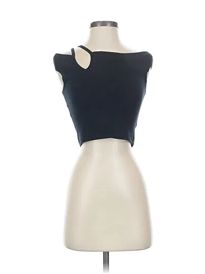 Pre-owned Express Sleeveless Top Black Strapless Neckline Tops
