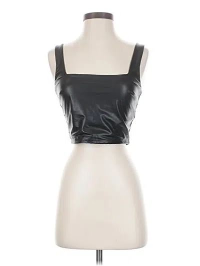 Pre-owned Express Sleeveless Top Black Strapless Neckline Tops