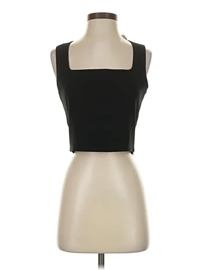 Pre-owned Express Sleeveless Top Black Strapless Neckline Tops