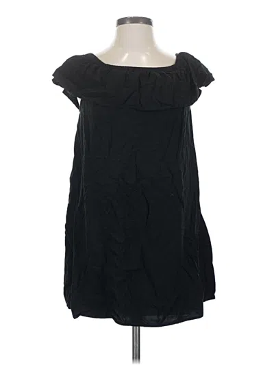 Pre-owned Express Sleeveless Top Black Strapless Neckline Tops
