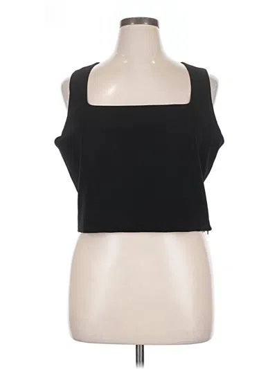 Pre-owned Express Sleeveless Top Black Strapless Neckline Tops