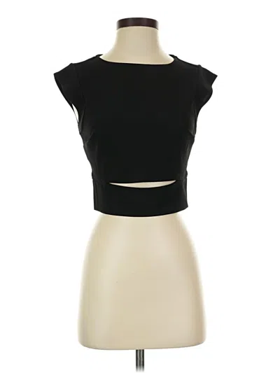 Pre-owned Express Sleeveless Top Black Strapless Neckline Tops