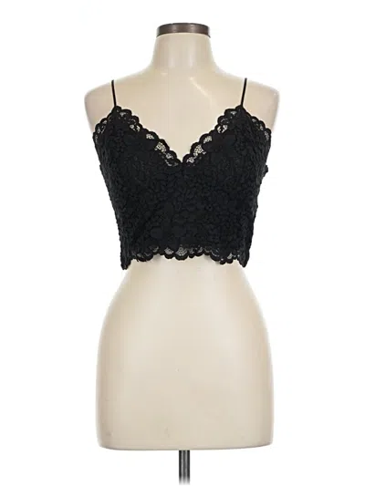 Pre-owned Express Sleeveless Top Black Sweetheart Neckline Tops